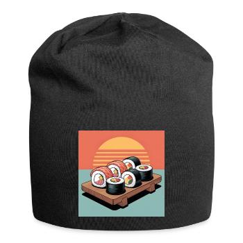 Sushi - Jersey-Beanie - Schwarz - Vorne