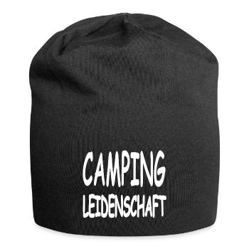 Camping - Jersey Beanie - black - Front