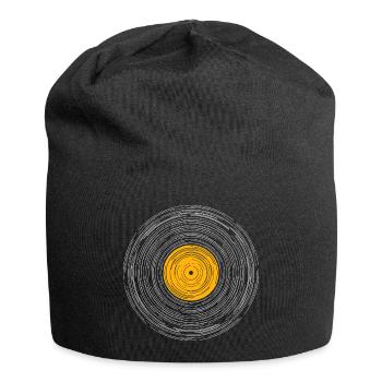 Travail sur la ligne d’albums vinyles - Bonnet en jersey - noir - Devant