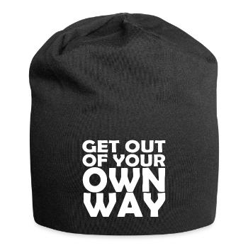 OWN WAY - Jersey Beanie - black - Front