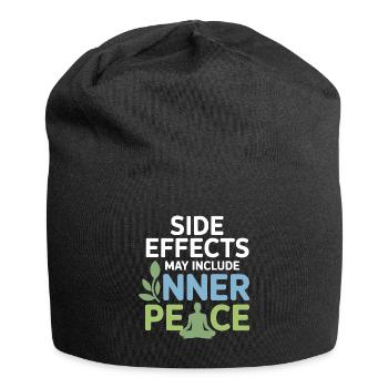 Naturopathe Effets secondaires Professionnel de la paix intérieure - Bonnet en jersey - noir - Devant