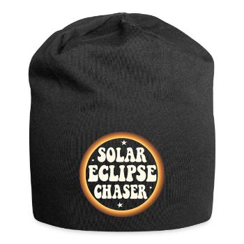 Solar eclipse chaser - Jersey Beanie - black - Front