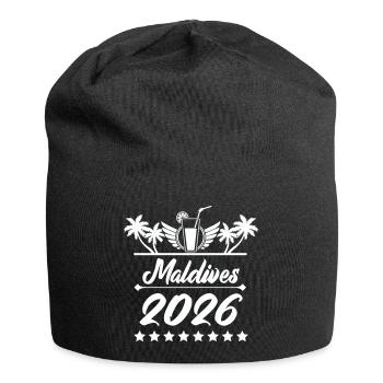 Rêve de plage Maldives 2026 - Bonnet en jersey - noir - Devant