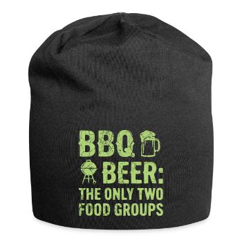 T-shirt barbecue, sweat à capuche, idée cadeau pour Grill Master - Bonnet en jersey - noir - Devant
