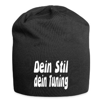 Tuning - Jersey-Beanie - Schwarz - Vorne