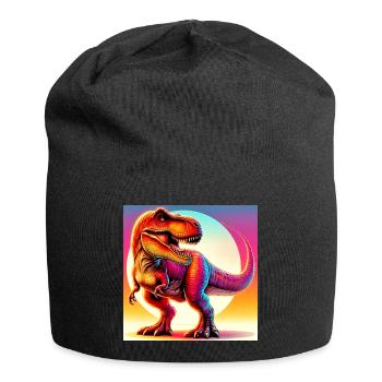 dinosaur - Jersey Beanie - black - Front