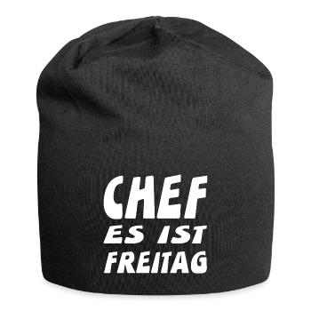 Chef - Jersey-Beanie - Schwarz - Vorne