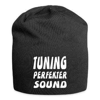 Tuning - Jersey-Beanie - Schwarz - Vorne