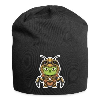 Criquet Ingénieur Steampunk Armure Laiton - Bonnet en jersey - noir - Devant