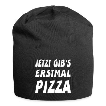 Pizza - Jersey-Beanie - Schwarz - Vorne