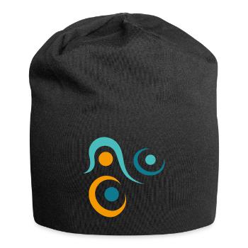 Yoga design_10 - Jersey Beanie - black - Front