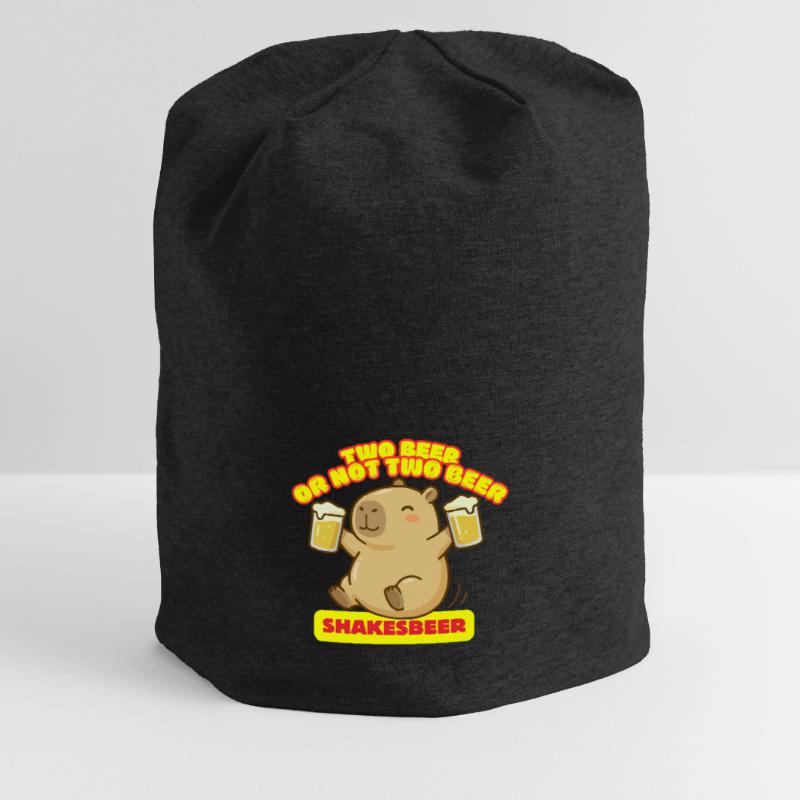 Zwei Bier oder nicht zwei Bier – Shakesbeer – Capybara Jersey-Beanie