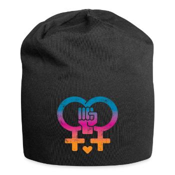 Frauenrechte Frauenpower - Jersey-Beanie - Schwarz - Vorne