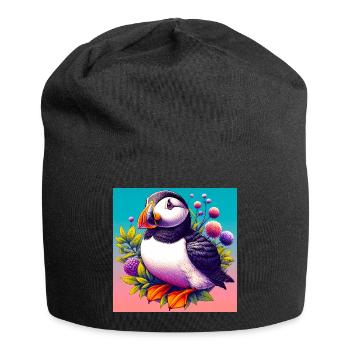 puffin - Jersey Beanie - black - Front