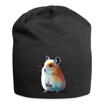 Whistling Hare - Jersey Beanie - black - Front