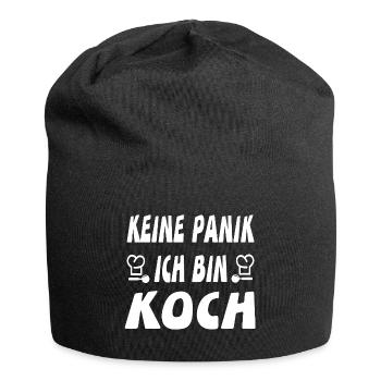 Koch - Jersey-Beanie - Schwarz - Vorne