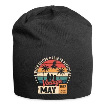 Anniversaire spécial avec ce design Mai 1972 - Bonnet en jersey - noir - Devant