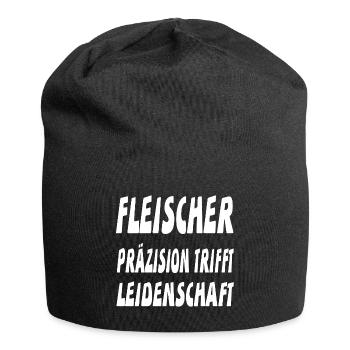 Fleischer - Jersey-Beanie - Schwarz - Vorne
