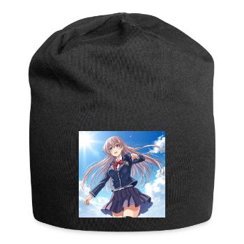 Héroïne en uniforme de l’école Tempête Solaire - Bonnet en jersey - noir - Devant