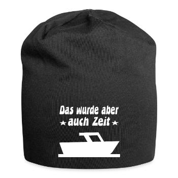 Motorboot - Jersey-Beanie - Schwarz - Vorne