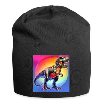 dinosaur - Jersey Beanie - black - Front
