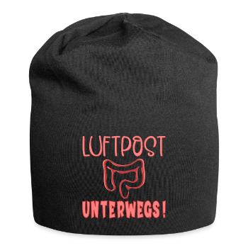 Blähungen Luftpost Darm - Jersey-Beanie - Schwarz - Vorne