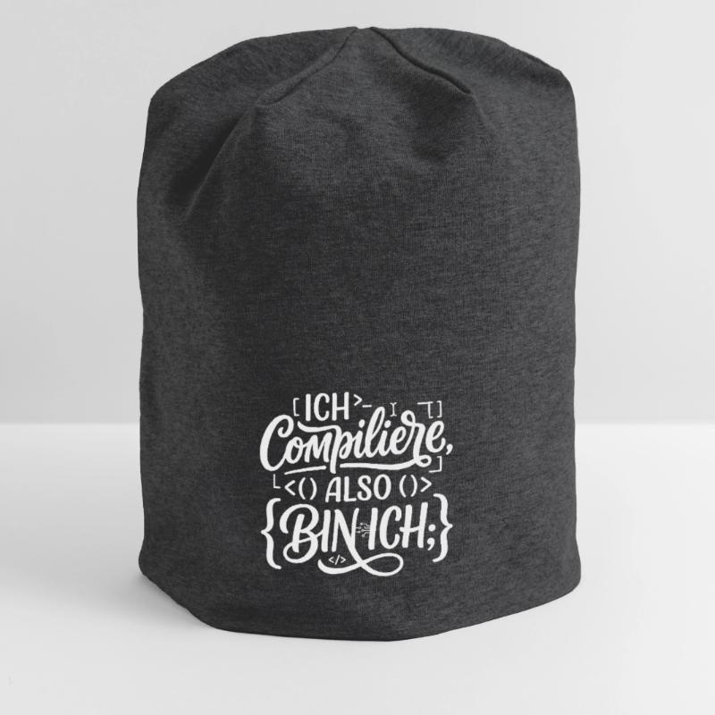 Ich compiliere also bin ich Coder Jersey-Beanie