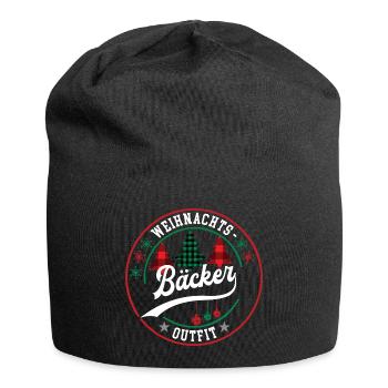 Bäcker Weihnachten Bäckermeister Bäckerei Baecker - Jersey-Beanie - Schwarz - Vorne