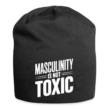 La masculinité n’est pas toxique - Bonnet en jersey - noir - Devant
