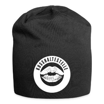 Kusshaltestelle - Kussmund - Dont Talk Just Kiss - Jersey Beanie - black - Front