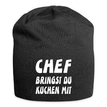 Chef - Jersey-Beanie - Schwarz - Vorne