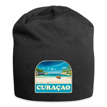 Curacao - Jersey-Beanie - Schwarz - Vorne