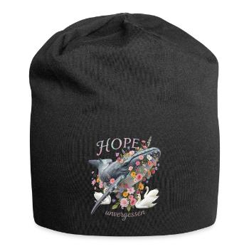 Andenken an den Buckelwal Hope/ Timmy - Jersey-Beanie - Schwarz - Vorne