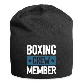 Équipe de boxe - Bonnet en jersey - noir - Devant