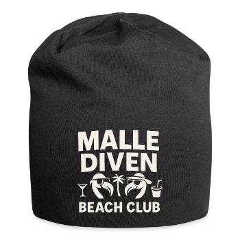 Malle Diven Beach Club Flamingo Mallorca Party - Jersey-Beanie - Schwarz - Vorne