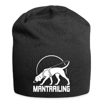Chien de chasse de chasse Foxhound Chasseurs de sport Saules - Bonnet en jersey - noir - Devant