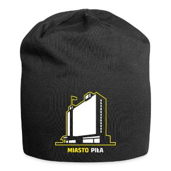 Die Stadt Piła und das Hotel Gromada Rodło - Jersey-Beanie - Schwarz - Vorne