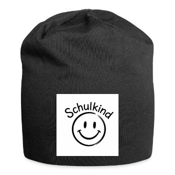 Design d’écolier - Bonnet en jersey - noir - Devant