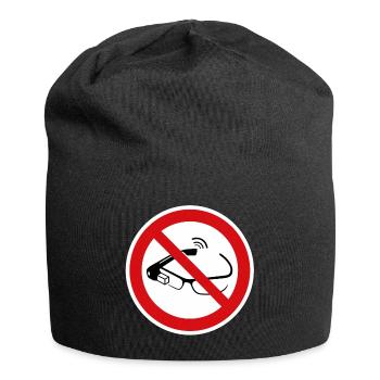 Smart glasses prohibited - Jersey Beanie - black - Front