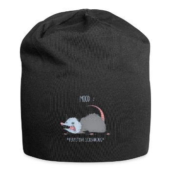 Charakteraufbau Offenbar Opossum-Hemd - Jersey-Beanie - Schwarz - Vorne