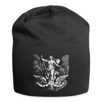 déesse grecque Vénus combattant le diable - Bonnet en jersey - noir - Devant