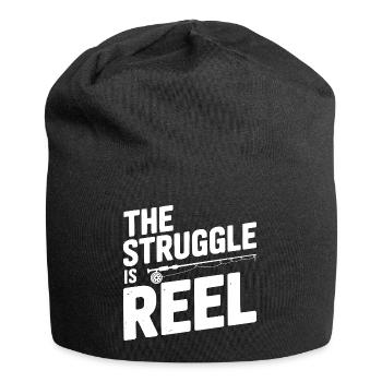 The Struggle Is Reel - Jersey Beanie - black - Front