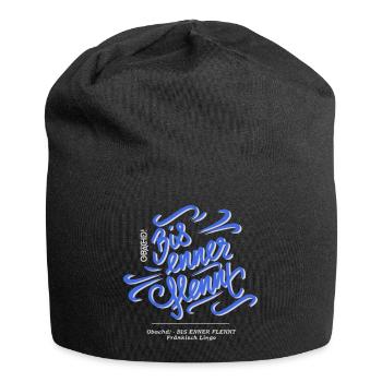 Obachd! - Bis Enner Flennt - Jersey-Beanie - Schwarz - Vorne