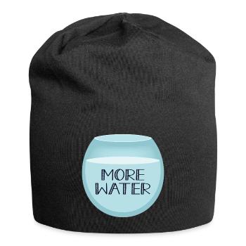 More Water - Jersey Beanie - black - Front
