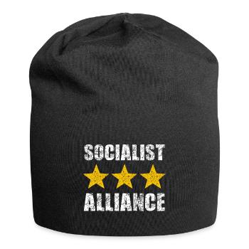 Socialist Alliance Stars Shirt - Jersey Beanie - black - Front