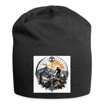 Sentier Solaire Nordique de VTT - Bonnet en jersey - noir - Devant