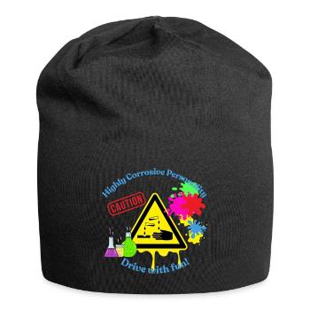 Personnalité hautement corrosive - Classe 8 - Bonnet en jersey - noir - Devant