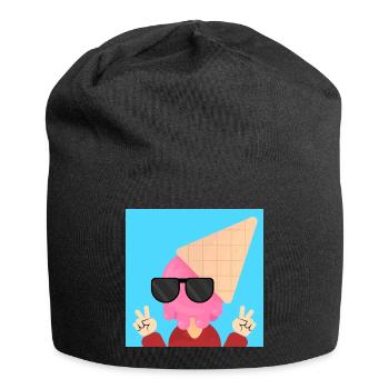 Cool Guy - Jersey Beanie - black - Front