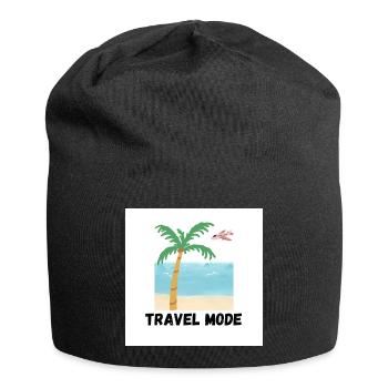 Mode Voyage Conception de plages tropicales - Bonnet en jersey - noir - Devant