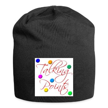 Points de discussion - Bonnet en jersey - noir - Devant